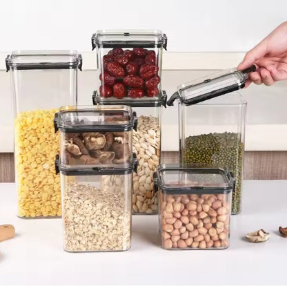 Frascos Herméticos Organizadores – Cozinha Organizada e Sem Bagunça 🏺