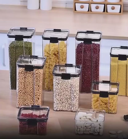 Frascos Herméticos Organizadores – Cozinha Organizada e Sem Bagunça 🏺